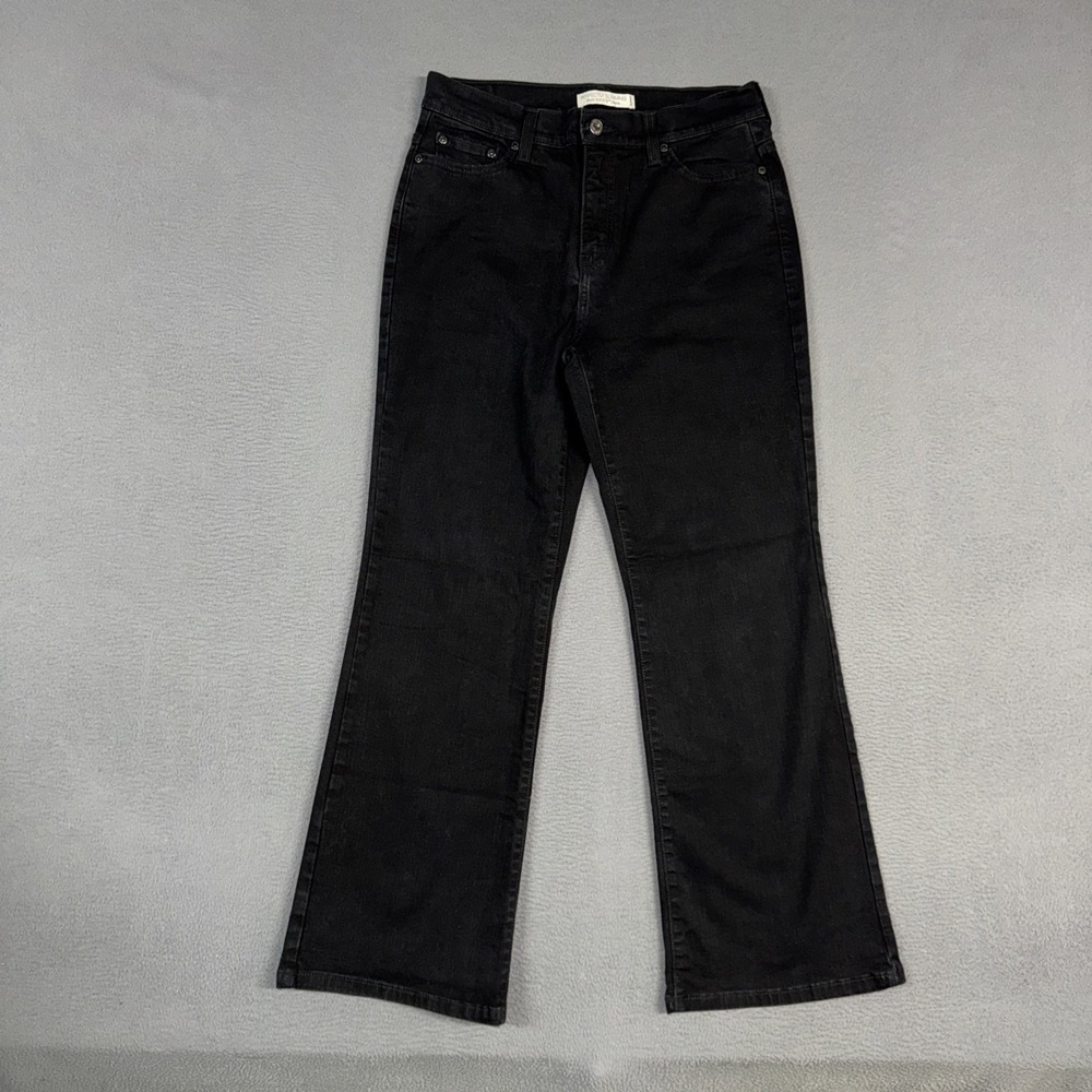 Levis Jeans Womens 12 Short Black 512 Bootcut Perfectly Slimming Stretch Denim